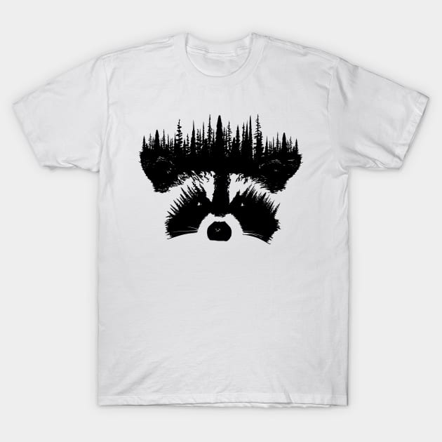 Raccoon T-Shirt by Bongonation